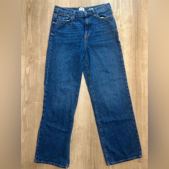 Kensie Denim - Kensie Women's Straight Leg Jeans in Dark Blue Denim